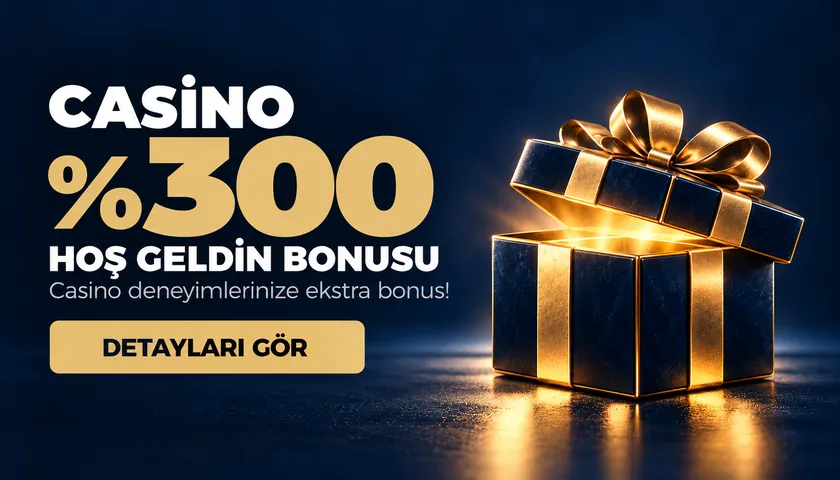 Savoybetting %300 casino hoş geldin bonusu görseli: hediye kutusu