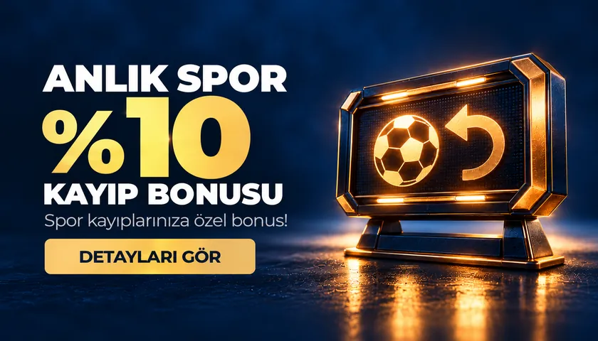 Savoybetting %10 anlık spor kayıp bonusu görseli